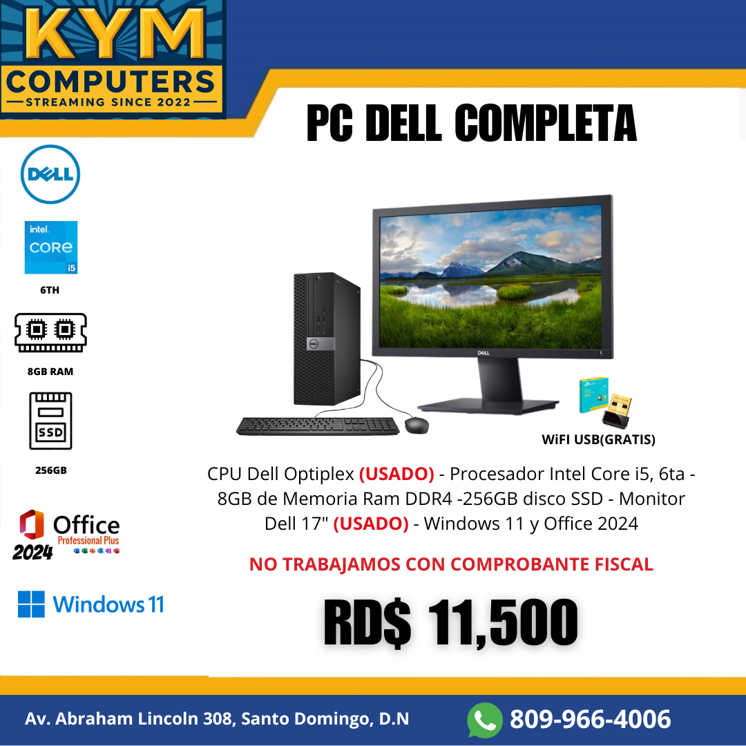 PC Completa Standard para oficina